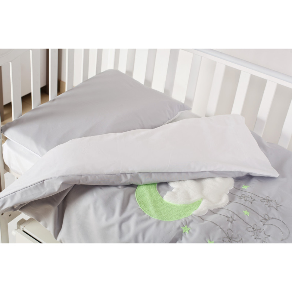 Сменная детская постель Babycentre & Moonlight Twins 4011-ZBTMO-010, 3 элемента