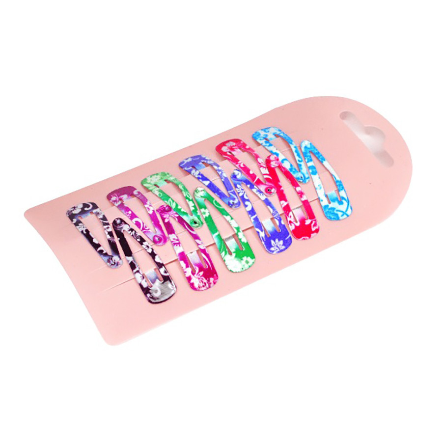 Затискач дитячий для волосся міні Квіти La-beauty 0109-115, 12 шт