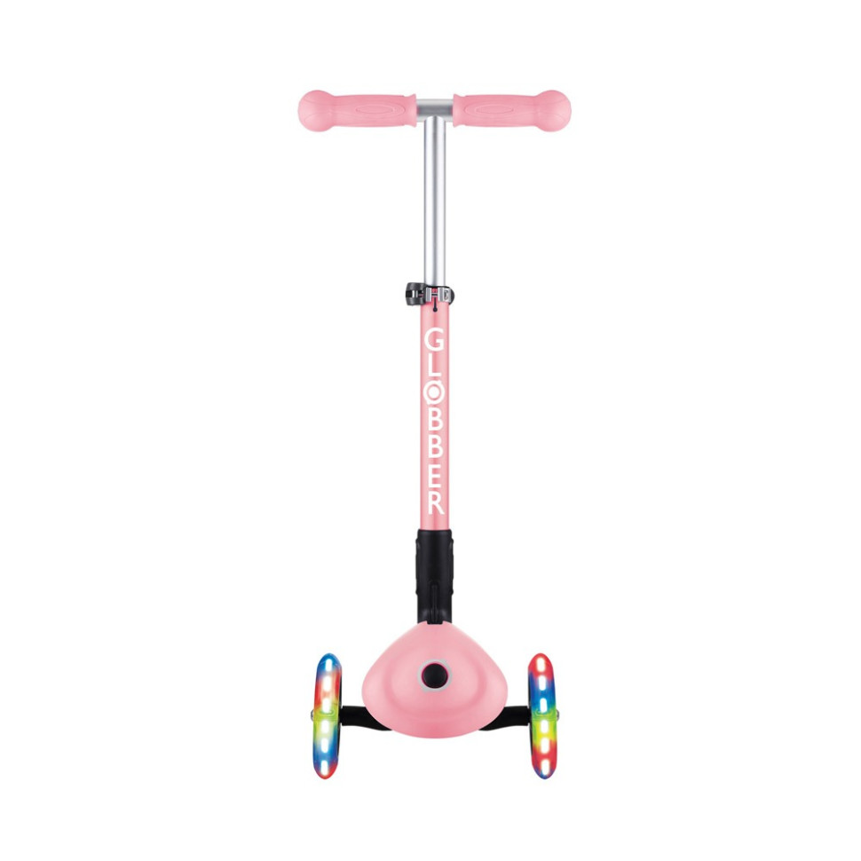 Самокат серії JUNIOR FOLDABLE FANTASY LIGHTS GLOBBER 433-210 рожевий, до 50 кг 3 колеса