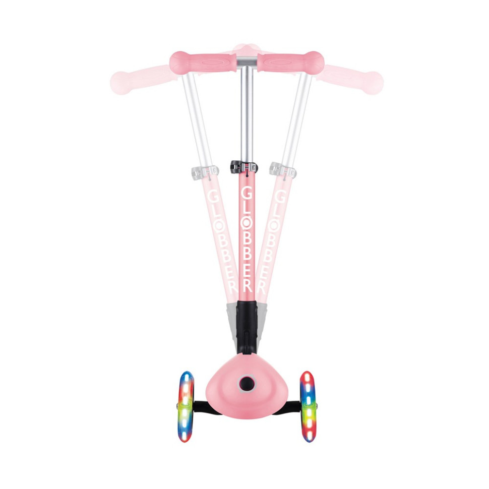 Самокат серії JUNIOR FOLDABLE FANTASY LIGHTS GLOBBER 433-210 рожевий, до 50 кг 3 колеса