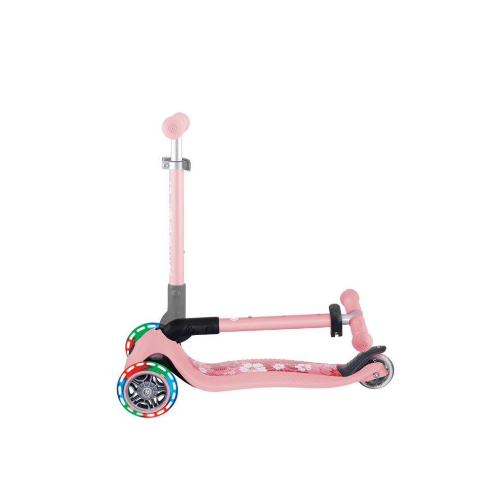 Самокат серії JUNIOR FOLDABLE FANTASY LIGHTS GLOBBER 433-210 рожевий, до 50 кг 3 колеса