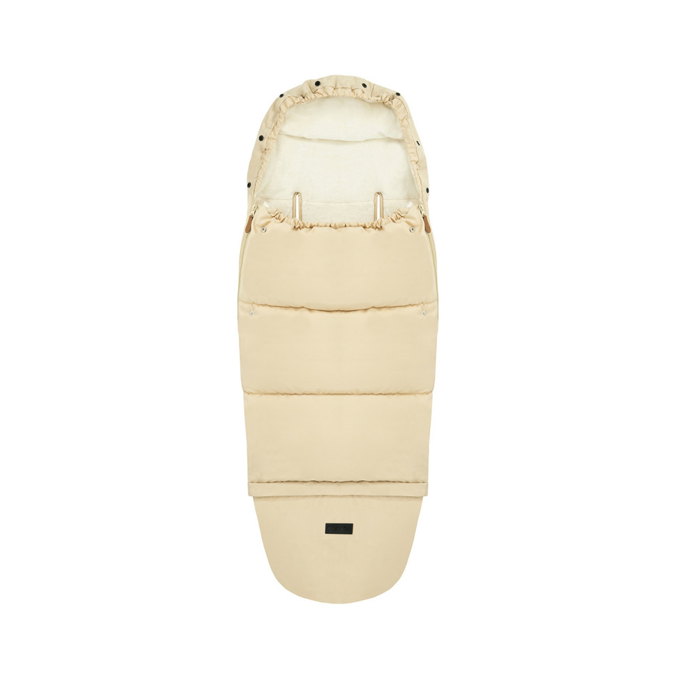 Зимовий конверт у коляску Sleeping bag 2 в 1 MoMi AKCE00049 beige, з сумкою