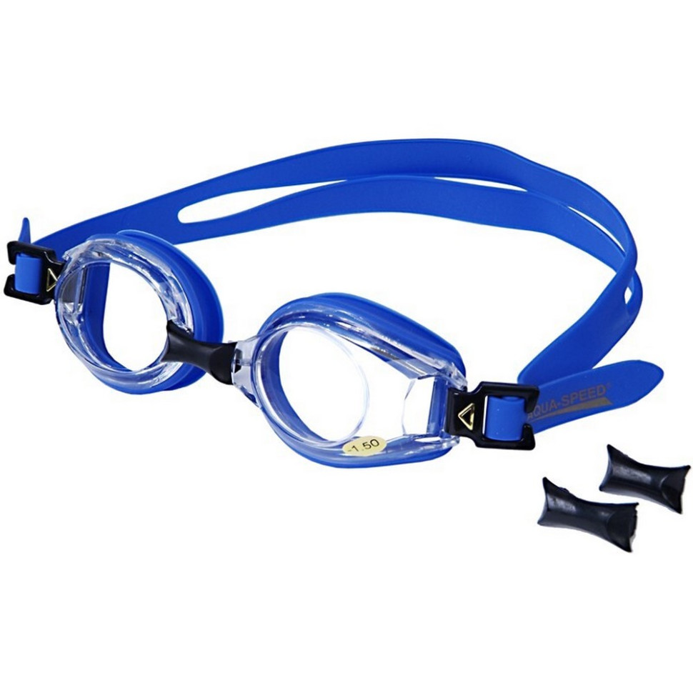 Очки для плавания с диоптриями LUMINA-7,0 Aqua Speed 050-01(5136) синий, OSFM