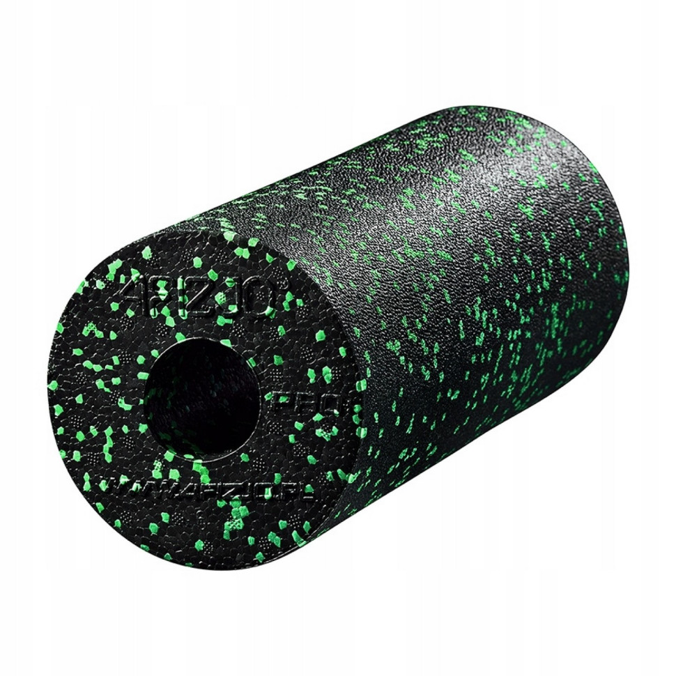 Массажный ролик EPP PRO+ 4FIZJO 4FJ1424, 33 x 14 см, гладкий, Black/Green