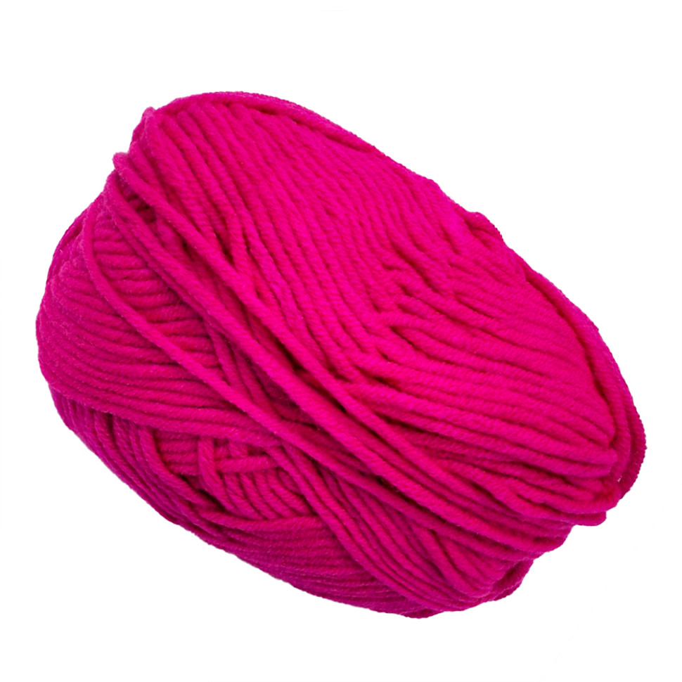 Пряжа фасована петляста Brushme NB104, 80% бавовни, 20% молочна клітковина, троянда червона