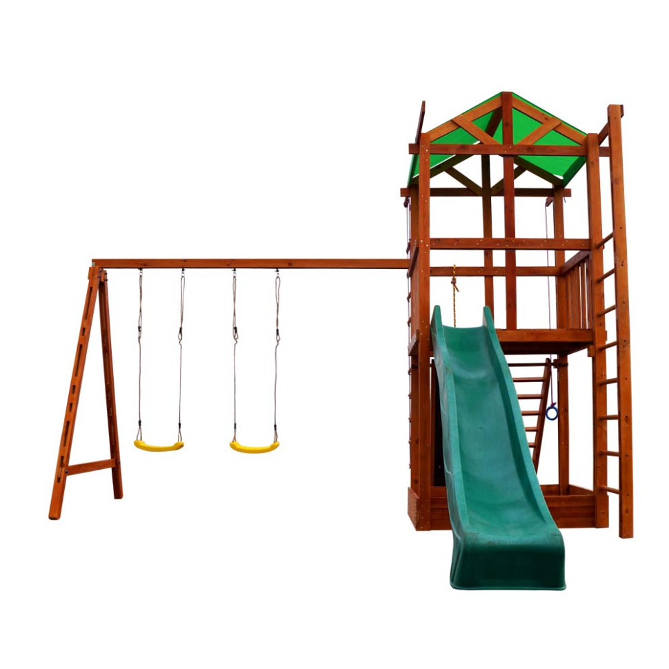 Ігровий комплекс для дачі SportBaby Babyland-6 з пісочницею та гіркою