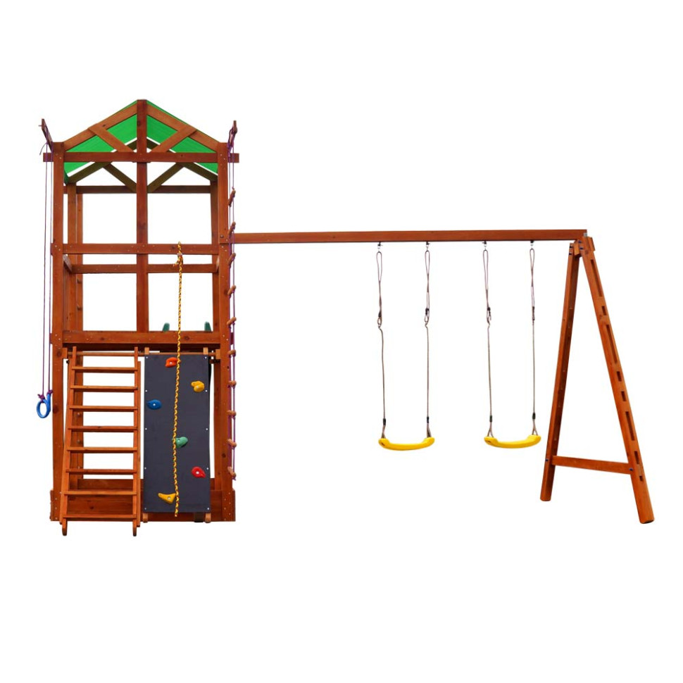 Ігровий комплекс для дачі SportBaby Babyland-6 з пісочницею та гіркою