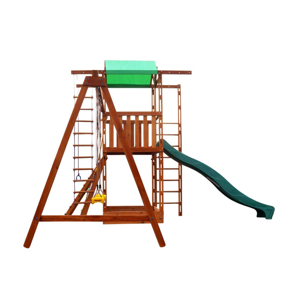 Ігровий комплекс для дачі SportBaby Babyland-6 з пісочницею та гіркою