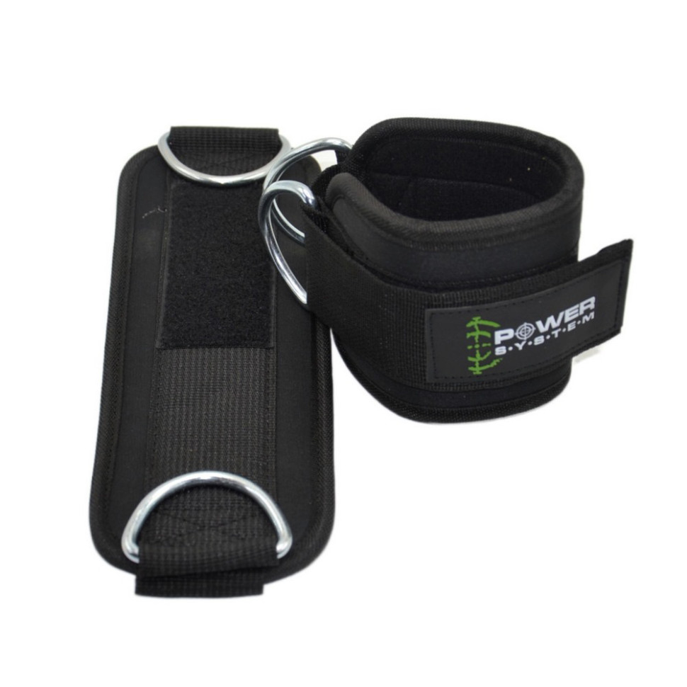 Манжеты на щиколотку Ankle Strap Gym Guy Power System PS-3460_Green, Black