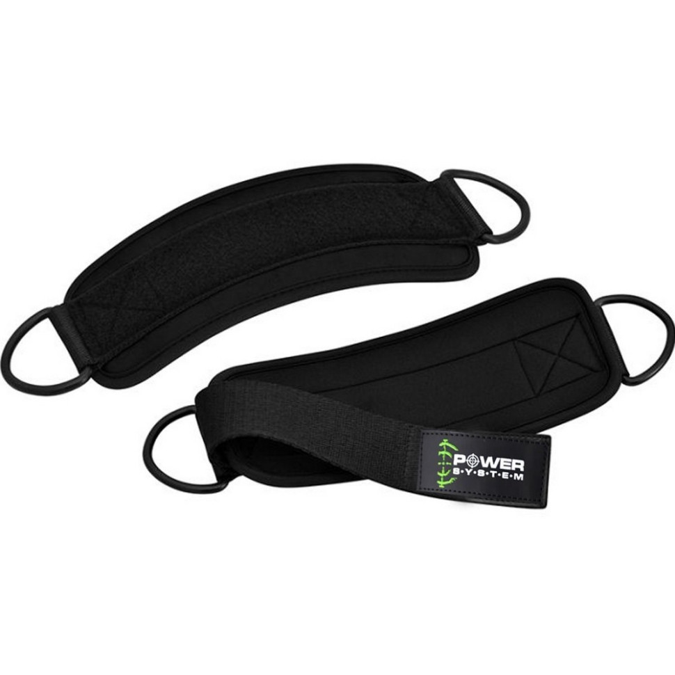 Манжеты на щиколотку Ankle Strap Gym Guy Power System PS-3460_Green, Black