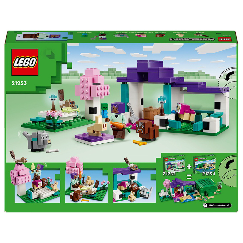 Конструктор Lego Minecraft Приют для животных 21253LG 206 деталей