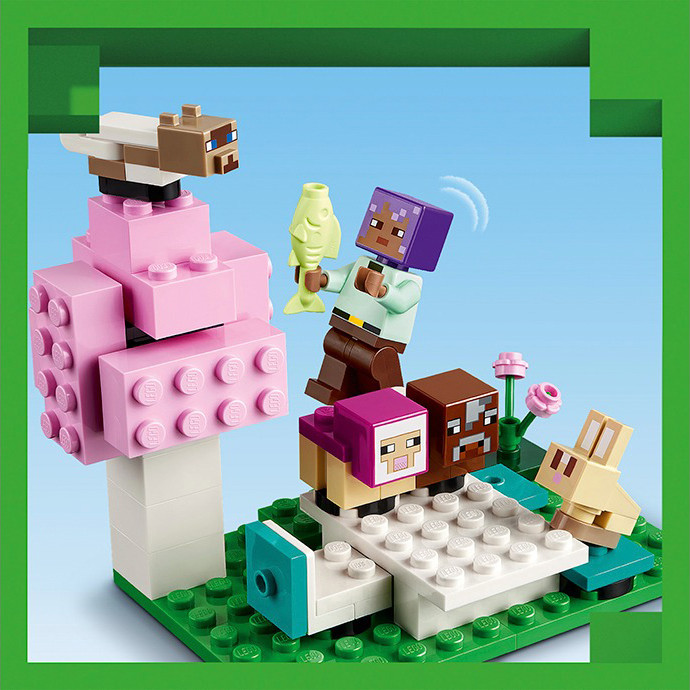 Конструктор Lego Minecraft Приют для животных 21253LG 206 деталей
