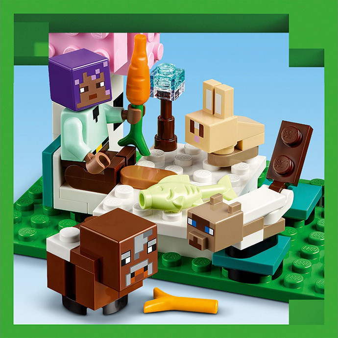 Конструктор Lego Minecraft Приют для животных 21253LG 206 деталей