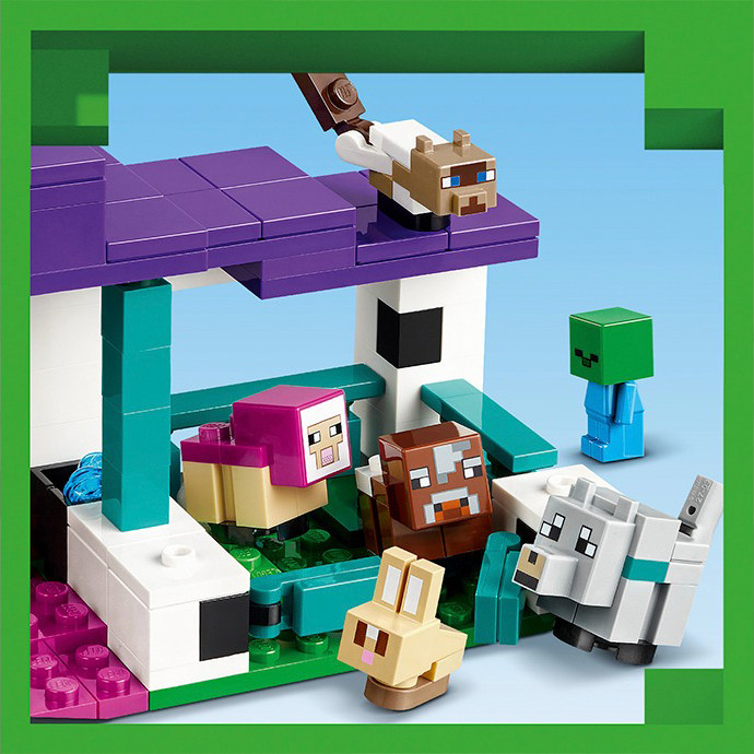 Конструктор Lego Minecraft Приют для животных 21253LG 206 деталей