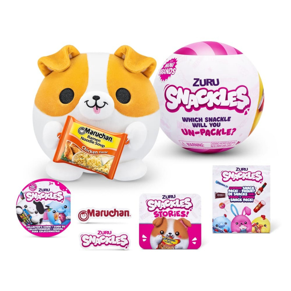 М'яка іграшка-сюрприз Песик Snackle-J 77510J серія Mini Brands
