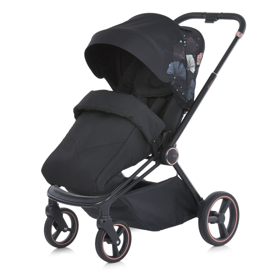 Коляска детская универсальная 2 в 1 PERSONA El Camino ME 1091-B Black Art
