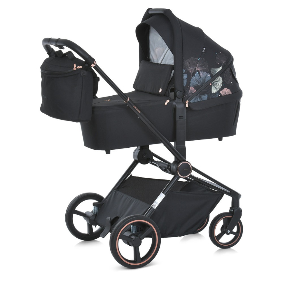 Коляска детская универсальная 2 в 1 PERSONA El Camino ME 1091-B Black Art