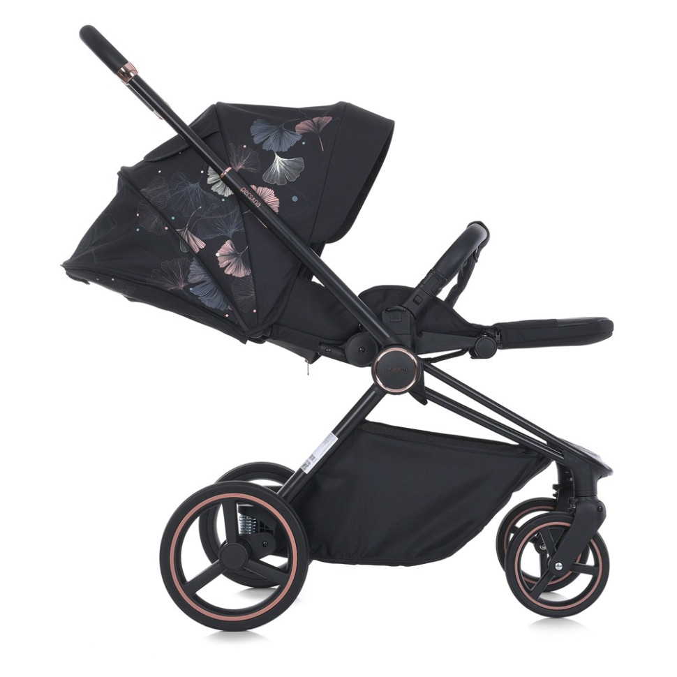 Коляска детская универсальная 2 в 1 PERSONA El Camino ME 1091-B Black Art