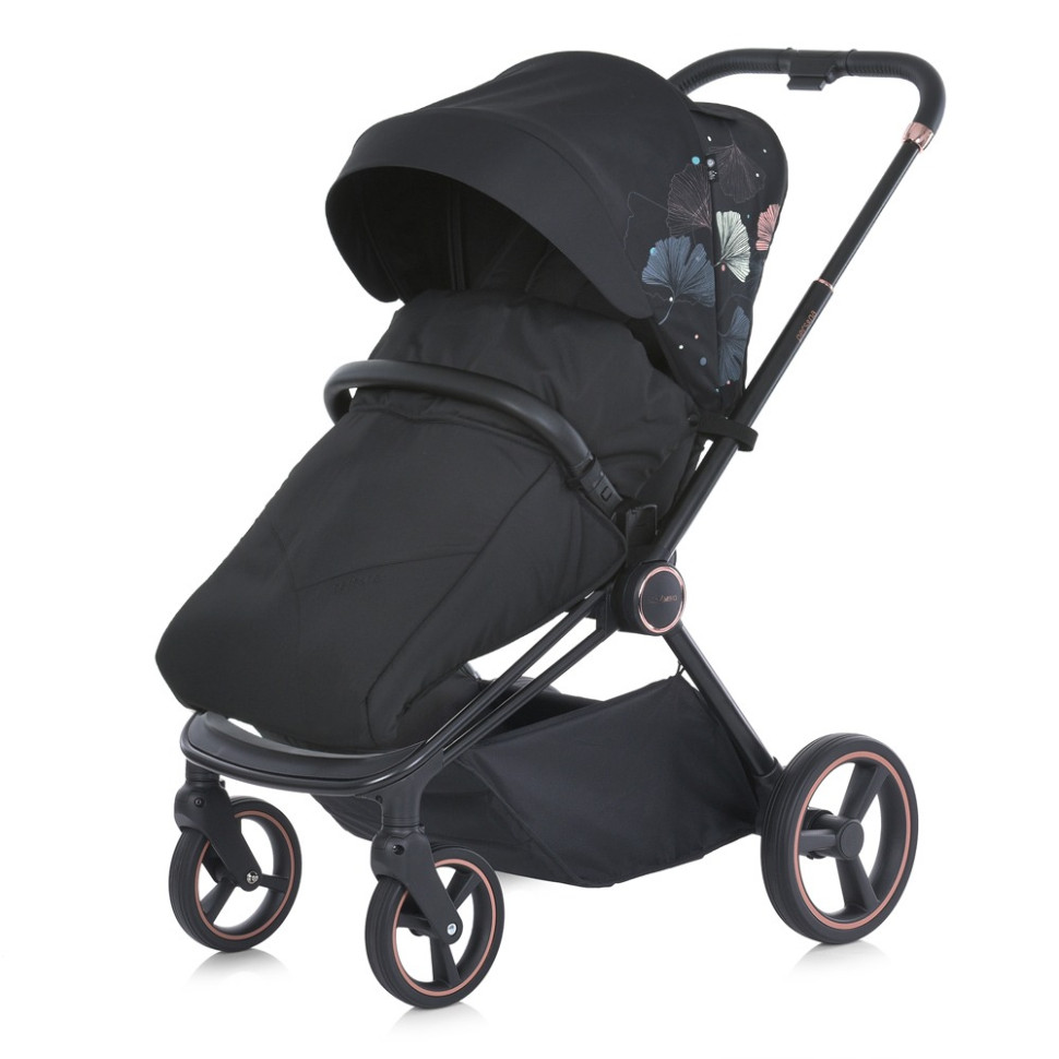 Коляска детская универсальная 2 в 1 PERSONA El Camino ME 1091-B Black Art