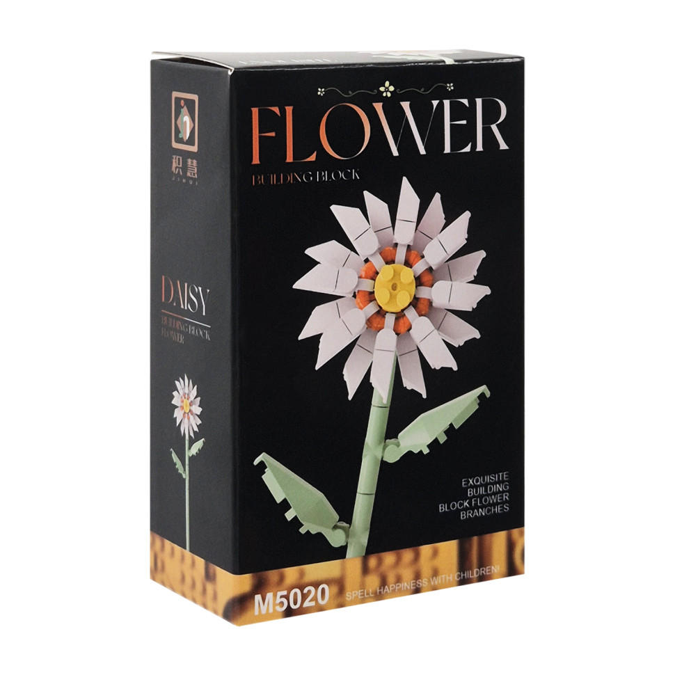 Конструктор детский Flower Bambi M5026-20 элементы для создания стебля и лепестков