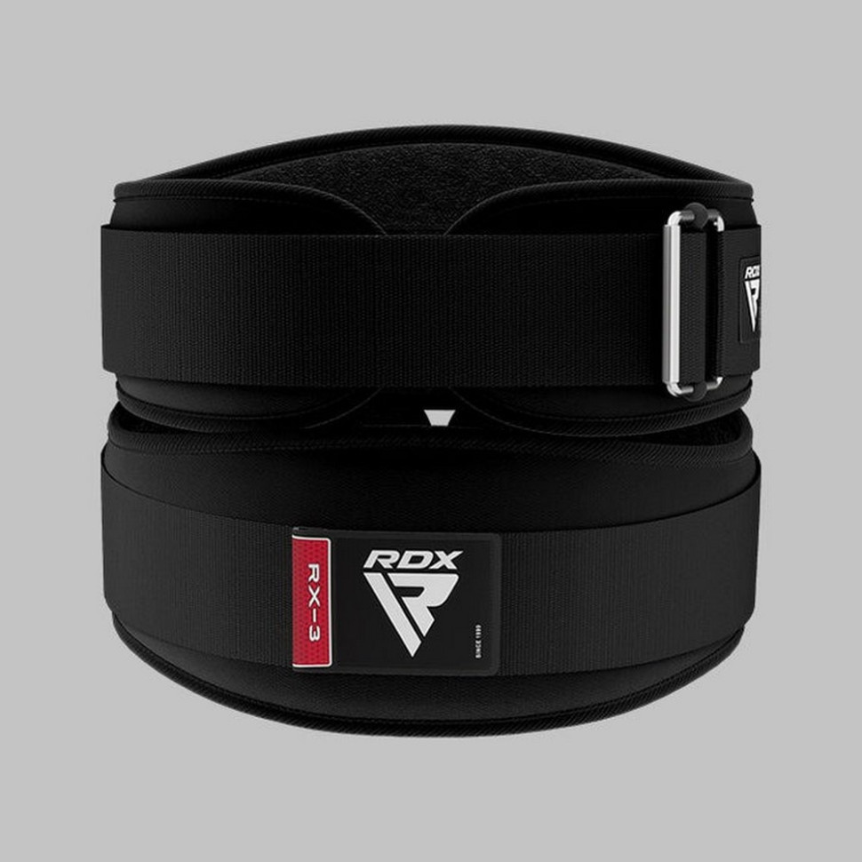 Пояс для важкої атлетики RX3 EVA Curve RDX Inc Limited WBE-RX3B-XL, неопреновий, Black, XL