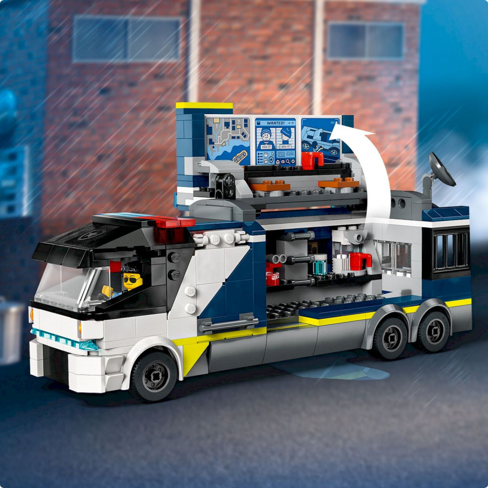 Конструктор Передвижная полицейская криминалистическая лаборатория LEGO 60418, 674 детали