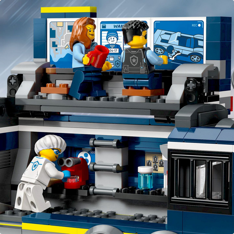 Конструктор Передвижная полицейская криминалистическая лаборатория LEGO 60418, 674 детали