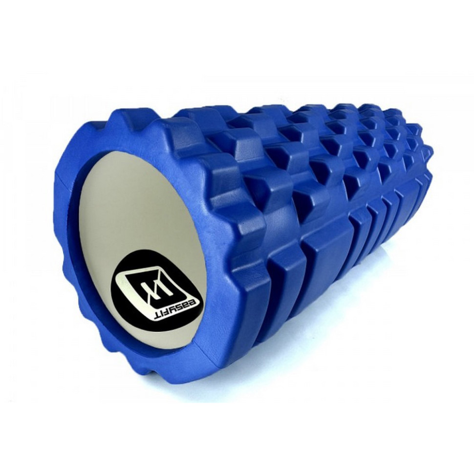 Массажный ролик Grid Roller v.1.1 EasyFit EF-2020-Bl 33 см, Синий
