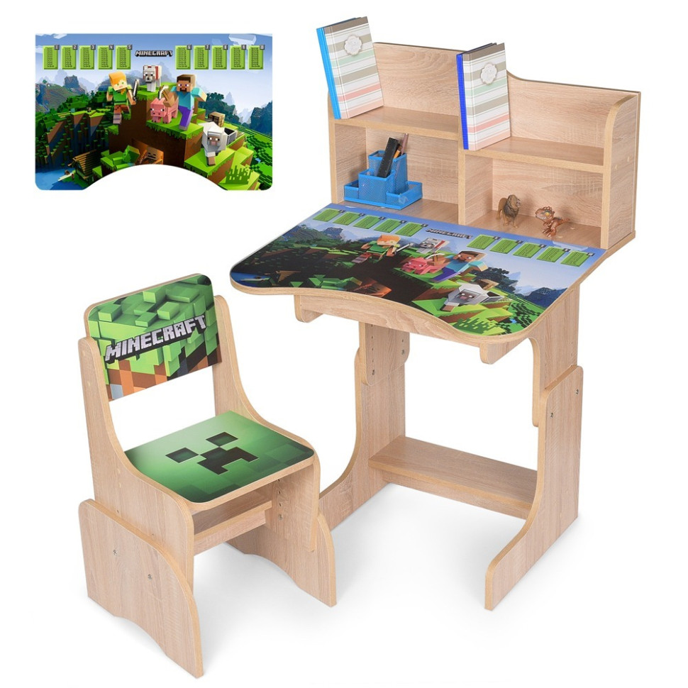 Дитяча Парта Bambi N 2071-13-3 дерево, зі стільчиком
