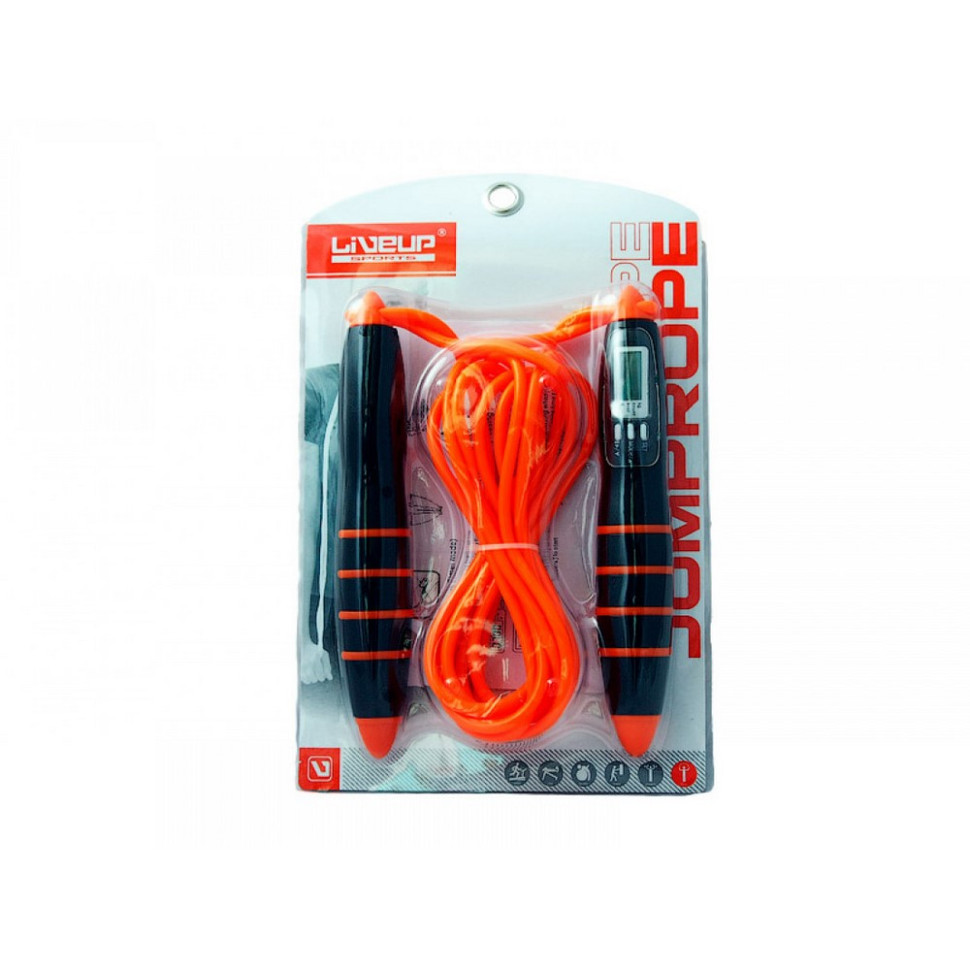 Скакалка с электронным счетчиком DIGITAL JUMP ROPE LiveUp LS3128