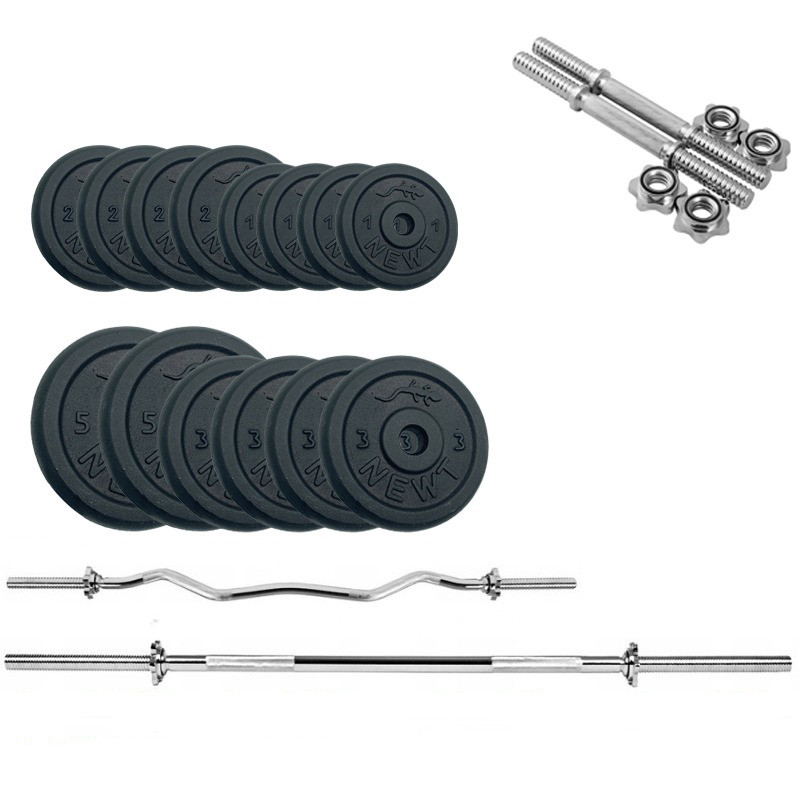 Набір штанга + гантелі металеві Gym Set-HW Home Newt NE-M-HW-SET-45, 50 кг