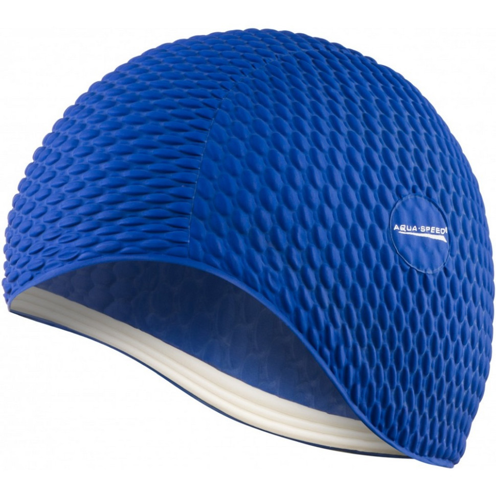 Шапка для плавания BOMBASTIC 104-10 Aqua Speed синий OSFM