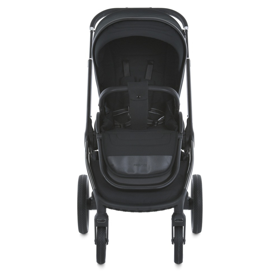 Коляска универсальная 2 в 1 PRESTIGE El Camino ME 1124 Jet Black, черная