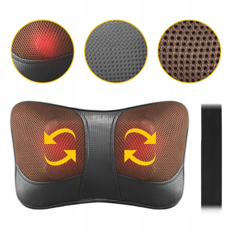 Подушка-масажер Shiatsu Ultra+ 4FIZJO 4FJ0559 Brown