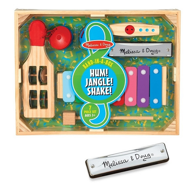 Детский набор музыкальных инструментов Melissa&Doug MD1318, 5 звуковых устройств