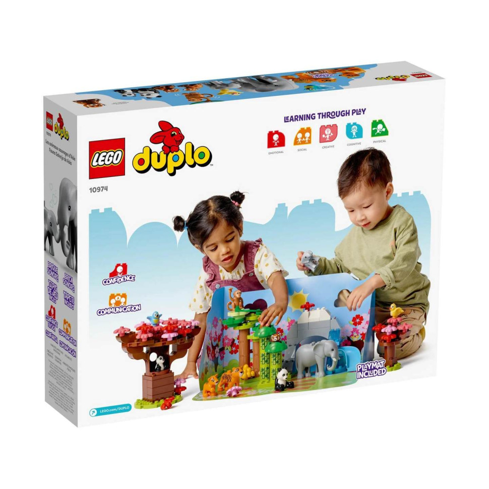 Конструктор LEGO DUPLO Town Дикие животные Азии 10974