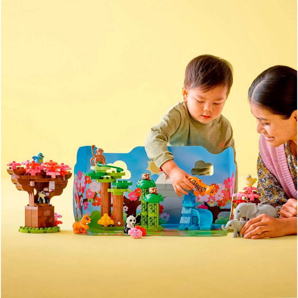 Конструктор LEGO DUPLO Town Дикие животные Азии 10974