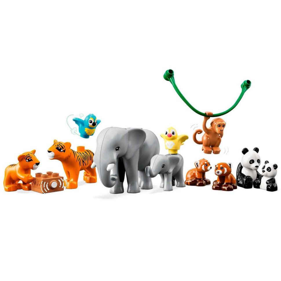 Конструктор LEGO DUPLO Town Дикие животные Азии 10974