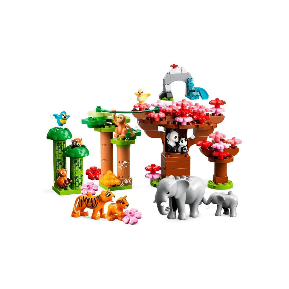Конструктор LEGO DUPLO Town Дикие животные Азии 10974