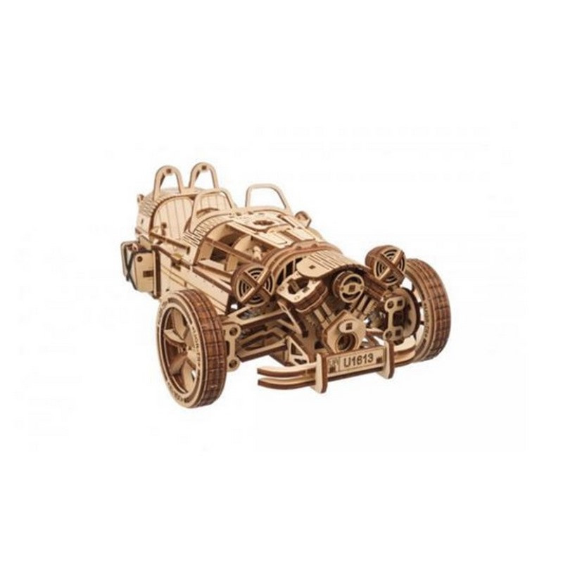Дерев'яний механічний 3D конструктор Трицикл UGR-S Ugears 70216 457 деталей