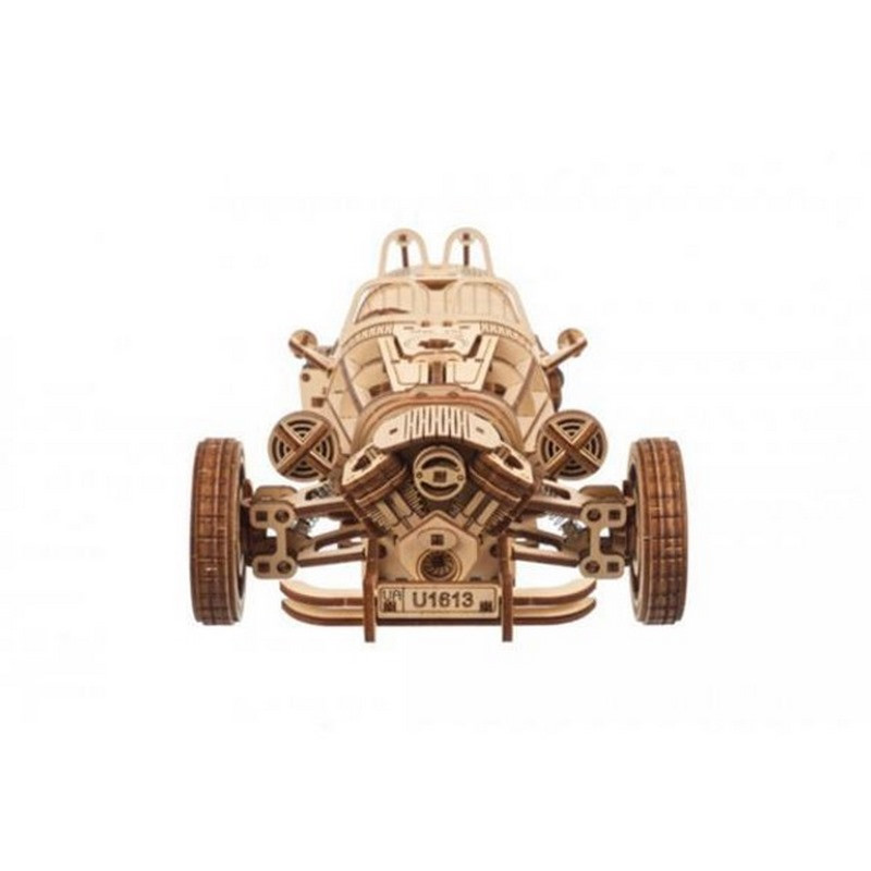 Дерев'яний механічний 3D конструктор Трицикл UGR-S Ugears 70216 457 деталей