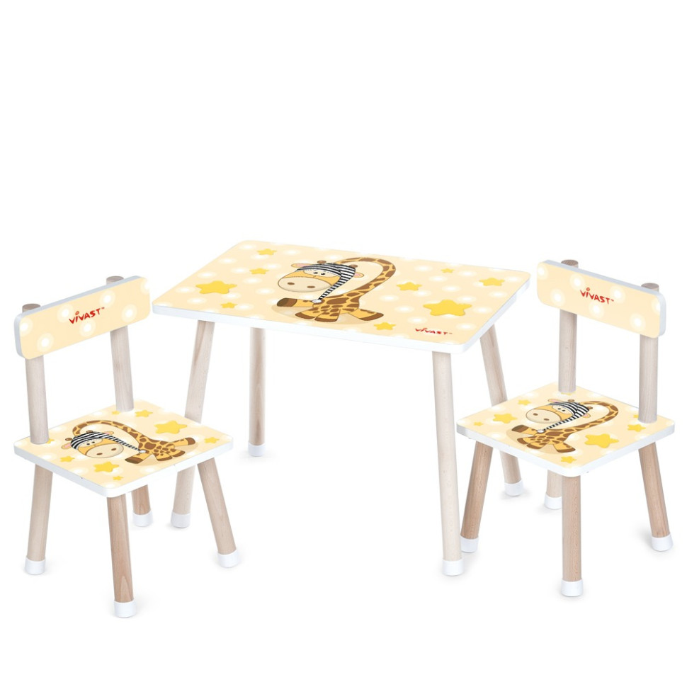 Дитячий столик Bambi M 501-17 стільниця 60 х 40 см, 2 стільчики