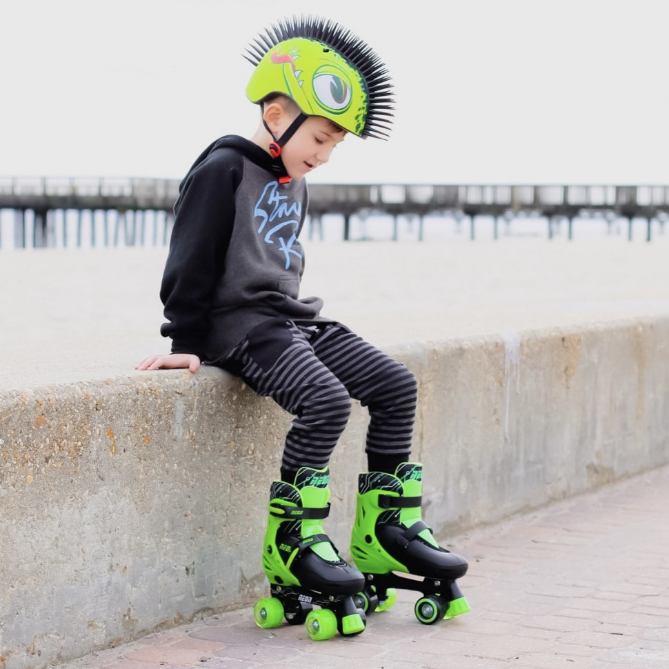 Роликовые коньки Neon Combo Skates Салатовый (Размер 30-33) NT09G4