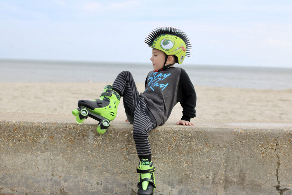 Роликовые коньки Neon Combo Skates Салатовый (Размер 30-33) NT09G4