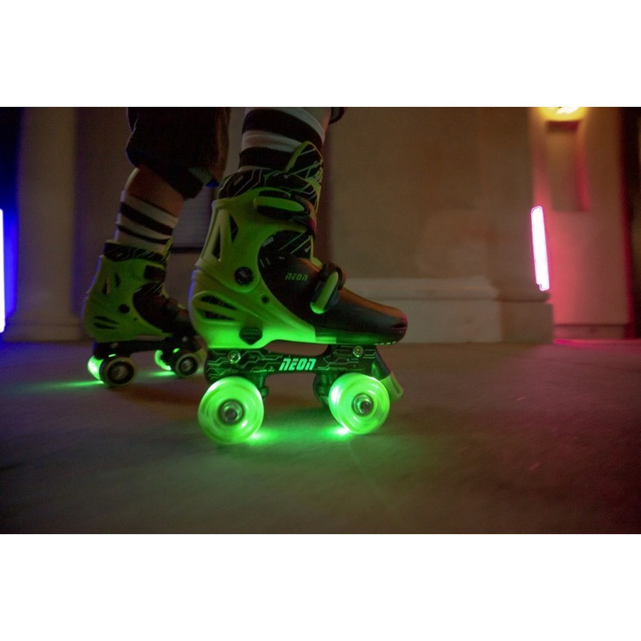 Роликовые коньки Neon Combo Skates Салатовый (Размер 30-33) NT09G4