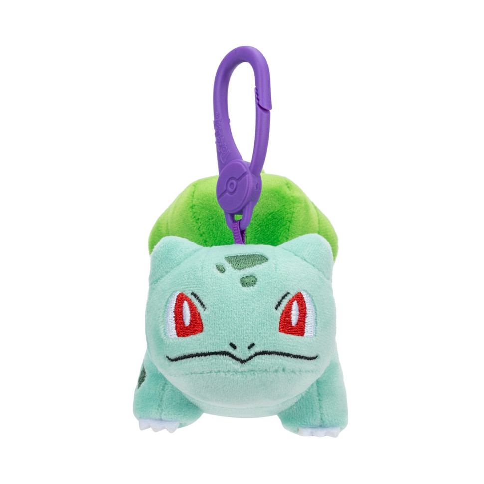 Дитяча м'яка іграшка на кліпсі Бульбазавр W11 Pokemon PKW3921, 9,6 см