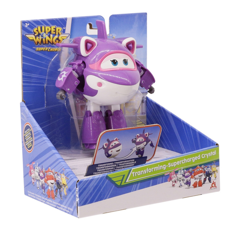 Ігрова фігурка-трансформер Super Wings Transforming-Supercharge Crystal, Крістал EU740263