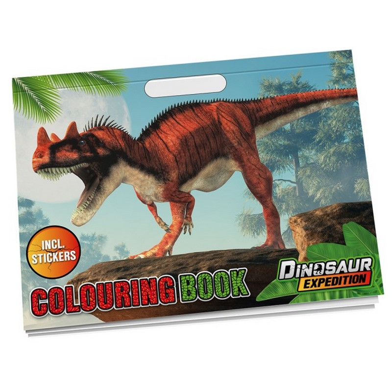 Розмальовка дитяча Dinosaur Expedition Moxy 961028 зі стікерами