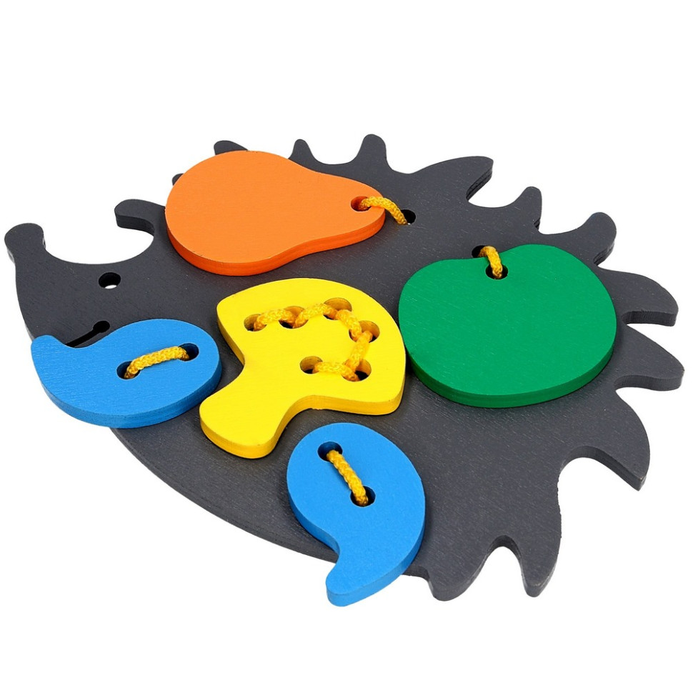 Детская деревянная шнуровка 