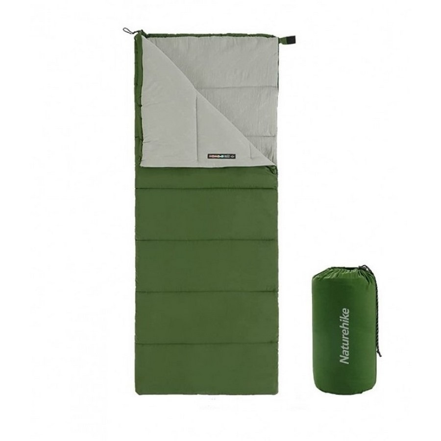 Спальный мешок F150 NH22MSD05 Naturehike 6927595797754-R, правый зеленый